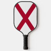 Pickleball Paddle met vlag van Alabama, Verenigde (Voorkant)