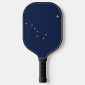Pickleball Paddle met vlag van Alaska, Verenigde S (Voorkant)