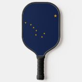 Pickleball Paddle met vlag van Alaska, Verenigde S (Achterkant)