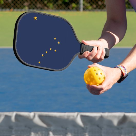 Pickleball Paddle met vlag van Alaska, Verenigde S (Insitu)
