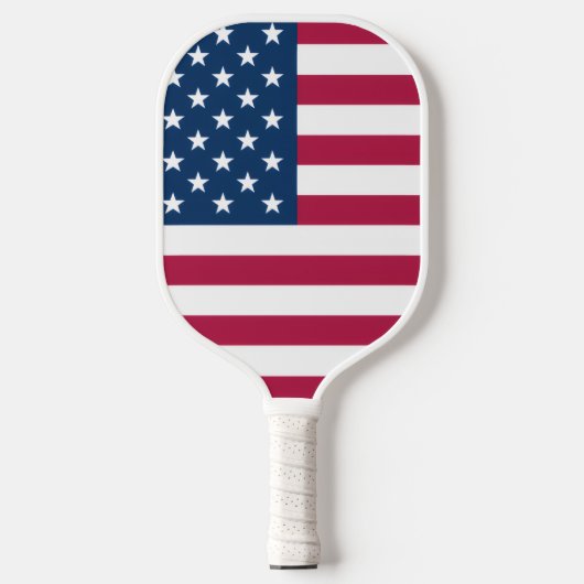 Pickleball Paddle met vlag van de Verenigde Staten (Voorkant)