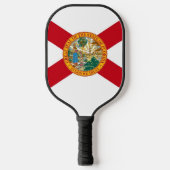Pickleball Paddle met vlag van Florida, Verenigde  (Voorkant)