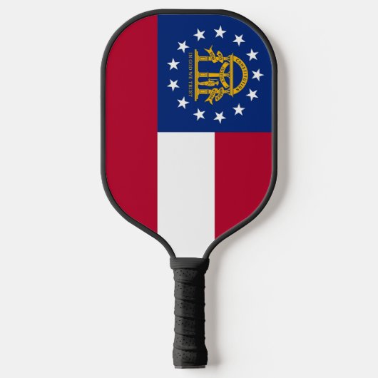 Pickleball Paddle met vlag van Georgia, Verenigde  (Voorkant)