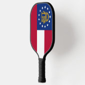 Pickleball Paddle met vlag van Georgia, Verenigde  (Links)