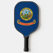 Pickleball Paddle met vlag van Idaho (Achterkant)