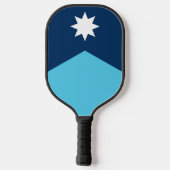 Pickleball Paddle met vlag van Minnesota, Verenigd (Achterkant)