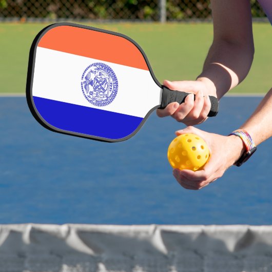 Pickleball Paddle met vlag van New York, Verenigde (Insitu)