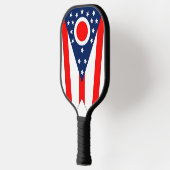 Pickleball Paddle met vlag van Ohio, Verenigde Sta (Links)