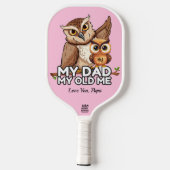 Pickleball Paddle: Mijn vader, mijn oude ik (magen Pickleball Paddle (Achterkant)