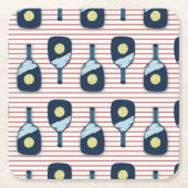 Pickleball Paddle Onderzetters (Voorkant)