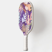 Pickleball Paddle : Organic Leaves (purple/grey) (Links)
