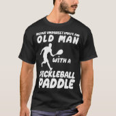Pickleball Paddle Pickleball Mannen T-shirt (Voorkant)