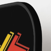 Pickleball Paddle Pixel Sport Bag | Retro Gamer ST (Links Detail)