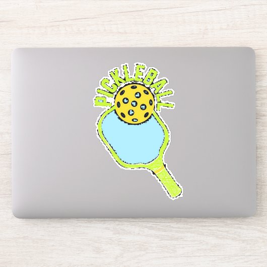 Pickleball Paddle Sticker (Computer)