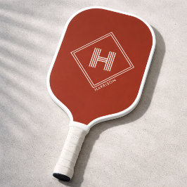 Pickleball Paddle | Stijlvol Geometrisch Monogram