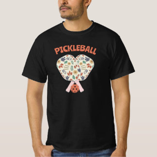 Pickleball Paddle T-shirt – Grappig Bloemengeschen
