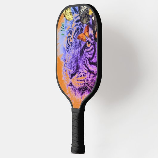 PICKLEBALL PADDLE TIGER EN BUTTERFLIES (Links)