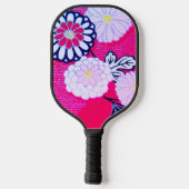 Pickleball Paddle TIGER IN BLACK JAPANESE STROMEN (Achterkant)