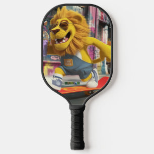 Pickleball paddle van de echte Leon Marx, op zijn