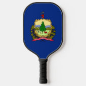 Pickleball Paddle, Vermont State flag Pickleball Paddle (Voorkant)