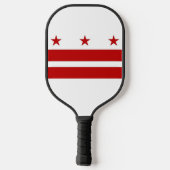 Pickleball-paddle, vlag van Washington DC Pickleball Paddle (Achterkant)
