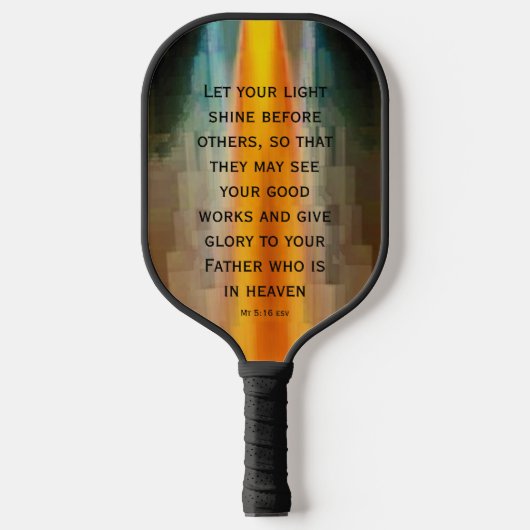 Pickleball Paddle voor Light Shine Scripting (Voorkant)
