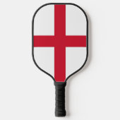 Pickleball Paddle with flag of England (Voorkant)