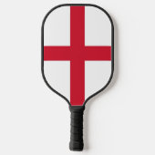 Pickleball Paddle with flag of England (Achterkant)
