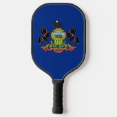 Pickleball Paddle with flag of Pennsylvania, USA (Achterkant)