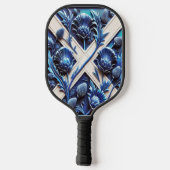 Pickleball Paddle with Scottish Thistles (Achterkant)