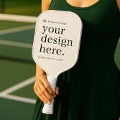 Pickleball Paddle Your Design Upload