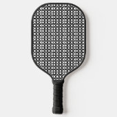 Pickleball Paddle zwart-wit (Achterkant)