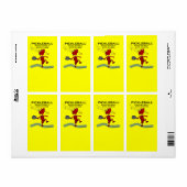 Pickleball Paddles goed met anderen Etiket (Full Sheet)