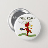 Pickleball Paddles goed met anderen Ronde Button 5,7 Cm (Voorkant /achterkant)