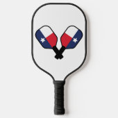 Pickleball Paddles met Texas Flag (Voorkant)