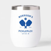 Pickleball Paddles Texte Personnalisé Cour d'Accue (Arrière)