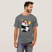 Pickleball Panda Beer BONK! T-shirt (Voorkant volledig)