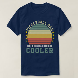 Pickleball papa als een gewone vader maar cooler t-shirt