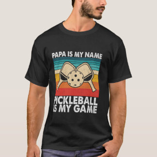 Pickleball Papa Outfit Pickleball Speler  Le T-shirt