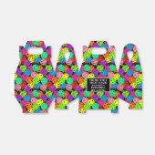 Pickleball Party Ballonnen op zwart Dank u Bedankdoosjes (Uitgevouwen)