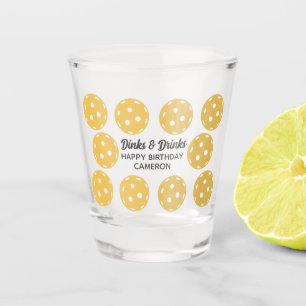 Pickleball Party Drankjes & Drinken Gepersonalisee Shot Glas