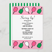 Pickleball Party Kaart (Voorkant / Achterkant)