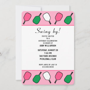 Pickleball Party Kaart