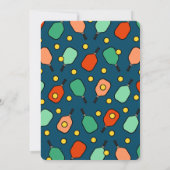 Pickleball Party Kaart (Achterkant)