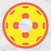 Pickleball party personnalisation des étiquettes d (Dos)