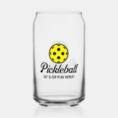 Pickleball party peut façonner verre (Recto)