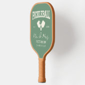 Pickleball Pasgetrouwd Geschenk Aangepaste Tekst G Pickleball Paddle (Links)