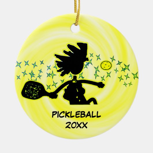 Pickleball Peace Paddle Prosper Ornament (Voorkant)