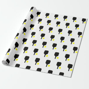 Pickleball peddels & ballen cadeaupapier