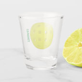 Pickleball Persoonlijk Shot Glass Shot Glas (Achterkant)